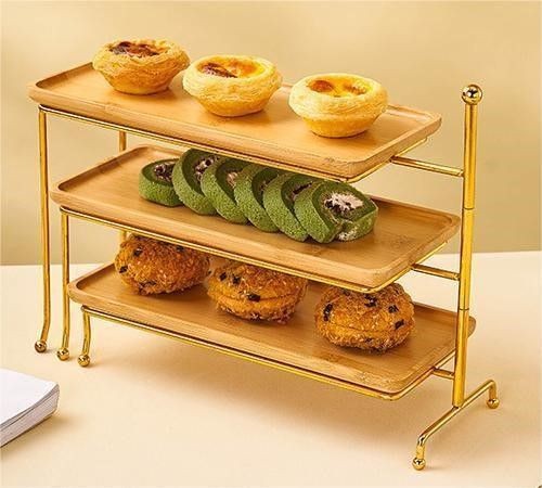 3-Tier Metal Dessert Stand