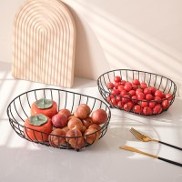 Wrought iron wire snack candy fruit basket