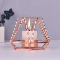 Wire tea light candle holder for table decoration living room bathroom decoration customization