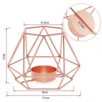 Wire tea light candle holder for table decoration living room bathroom decoration customization