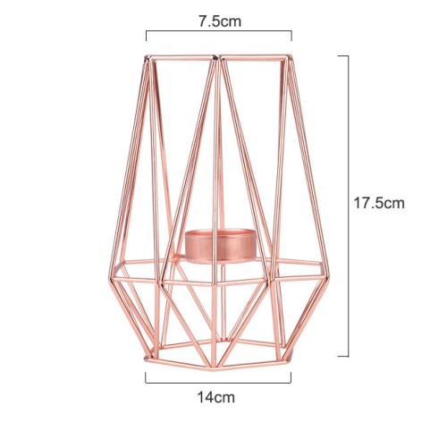 Wire tea light candle holder for table decoration living room bathroom decoration customization