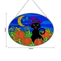 Painted hanging glass crafts window garden pendant sun catcher custom