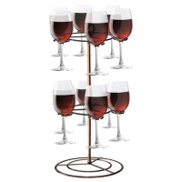 Champagne tower Metal cocktail tree stand Wine glass Drink glass holder Drink rack Cocktail rack